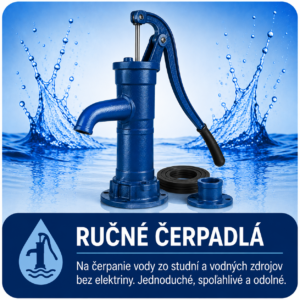 Ručné čerpadlá.