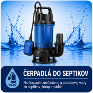 Čerpadlá do septikov.